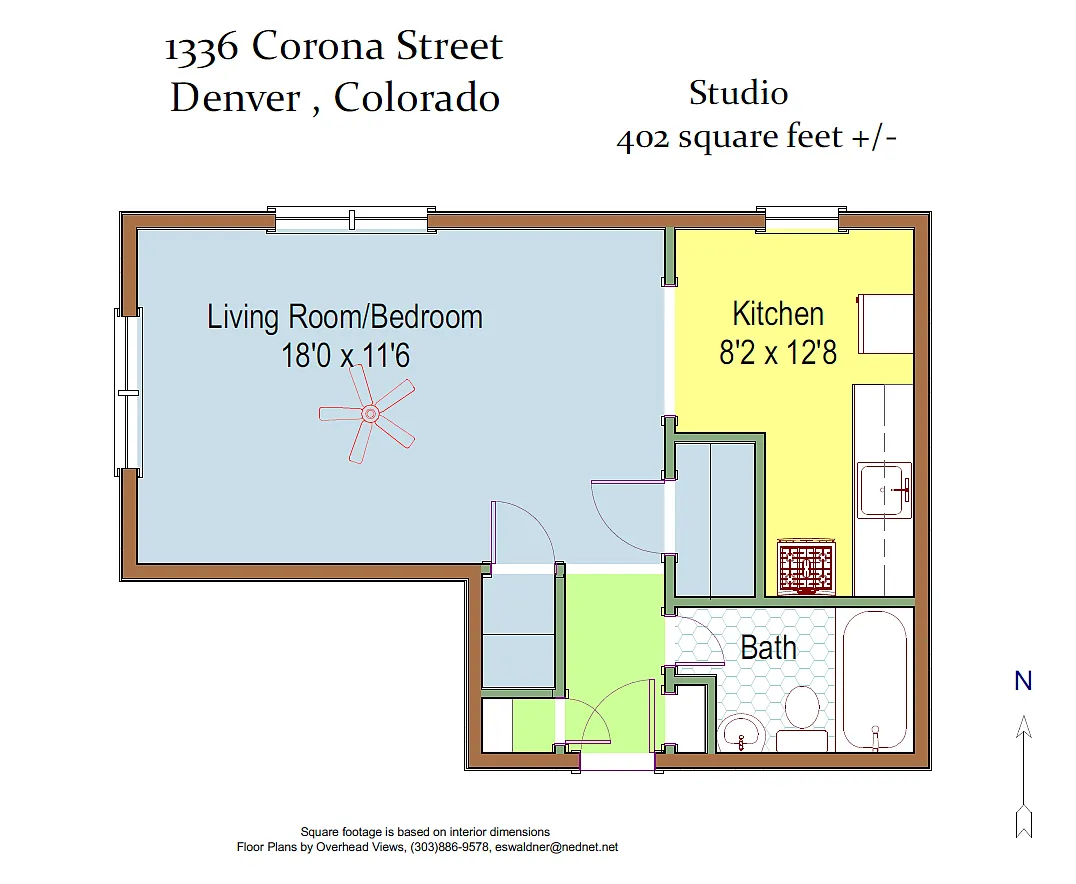 Floor plan Studio