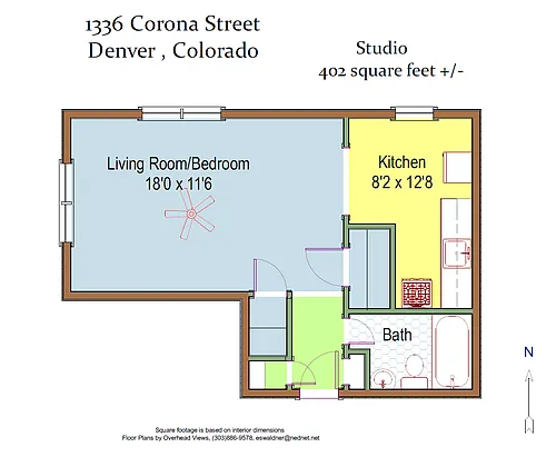 Floor plan Studio