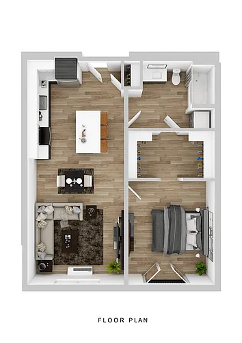 Floor plan Klipsan - 1 Bed A