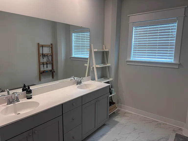 master bathroom attached to master