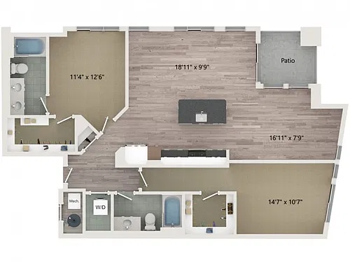 Floor plan B11