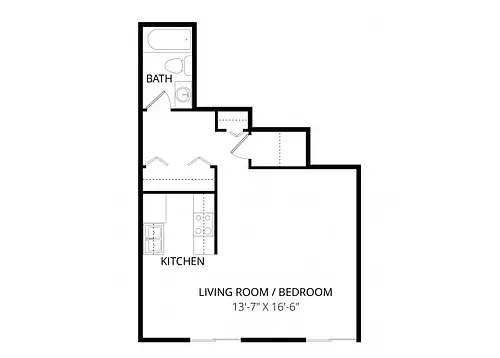 Floor plan Studio