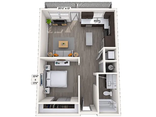 Floor plan A1A