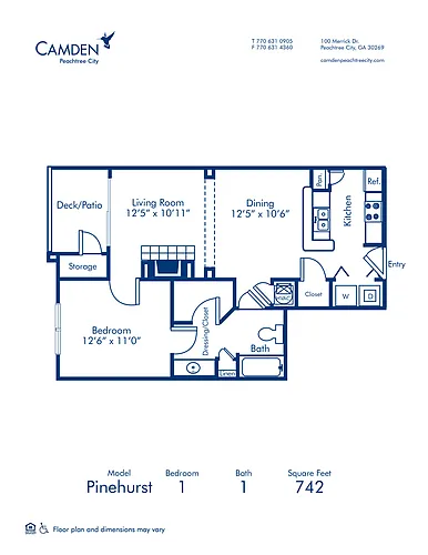 Floor plan Pinehurst