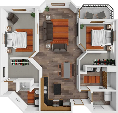 Floor plan Tacoma