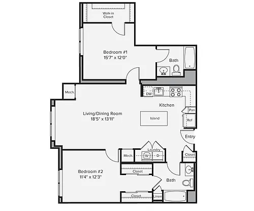 Floor plan B1-1035
