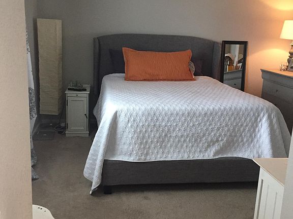One of the master bedrooms
