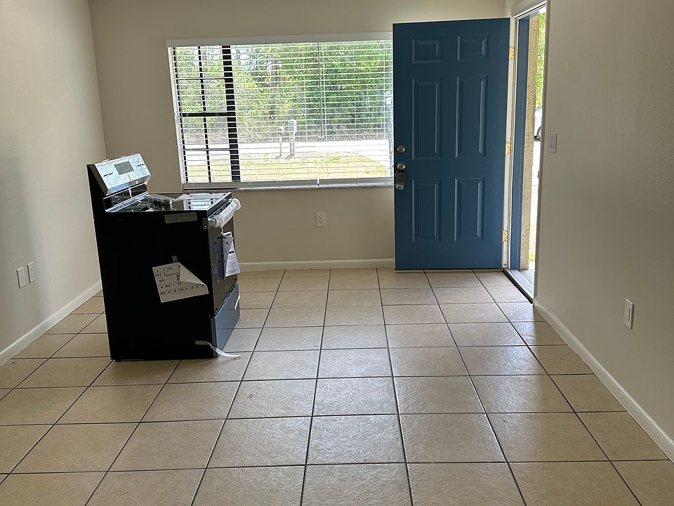 Living area (new stove will be placed in the kitchen)