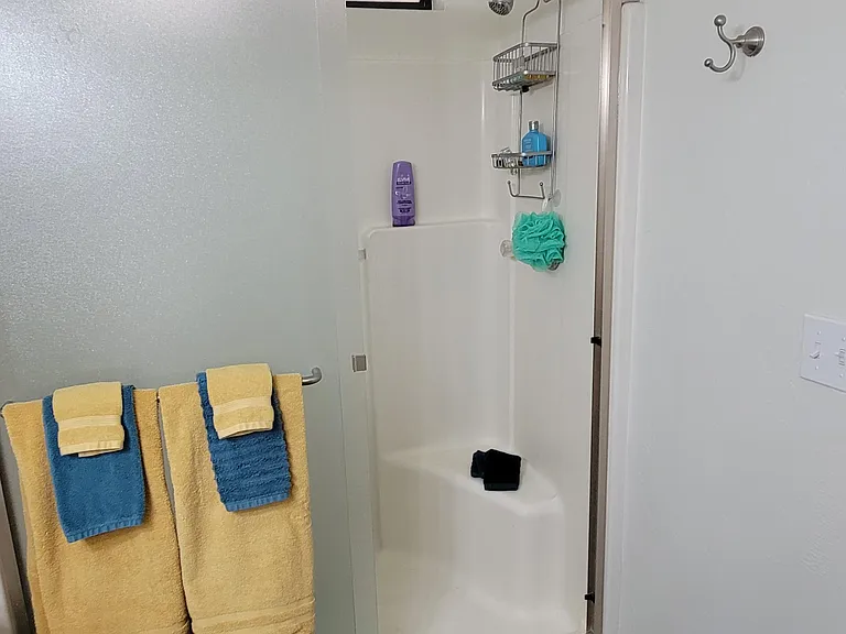 Shower with built in seats