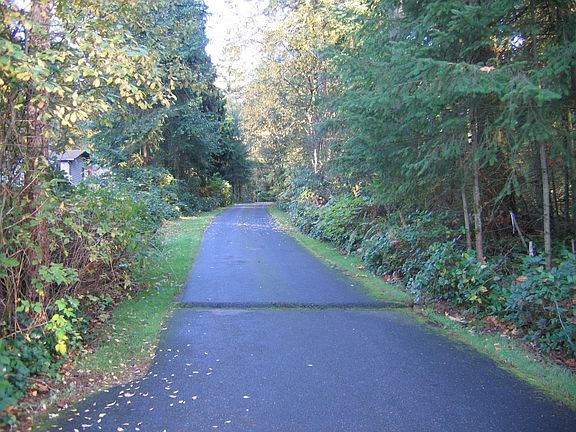 Driveway down to home