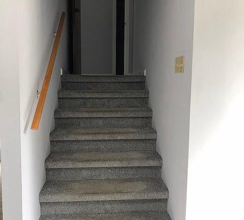 Stairs leading to the top level