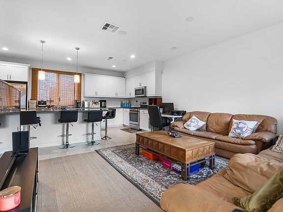 living room and kitchen