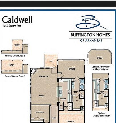 Floor plans from builder