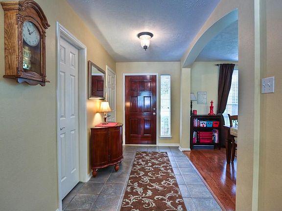 door on the left is your half bath, and laundry room is to the left of the front door.