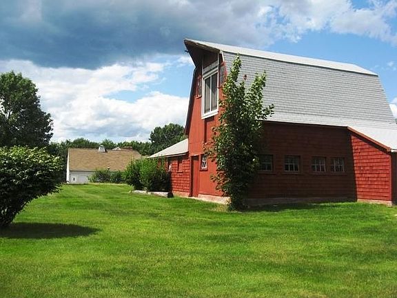 Barn included with home