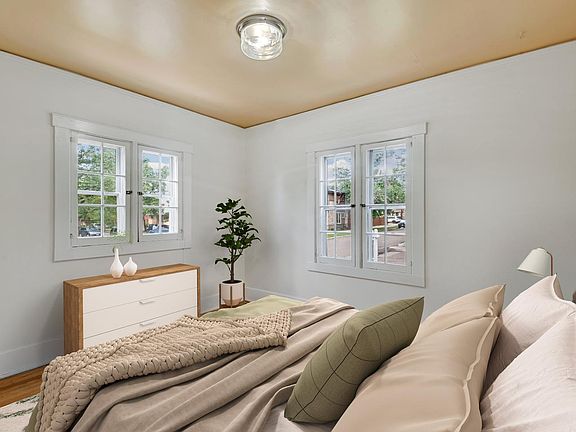 Bedroom 1. This image shows a virtually furnished space. Bedrooms come unfurnished.
