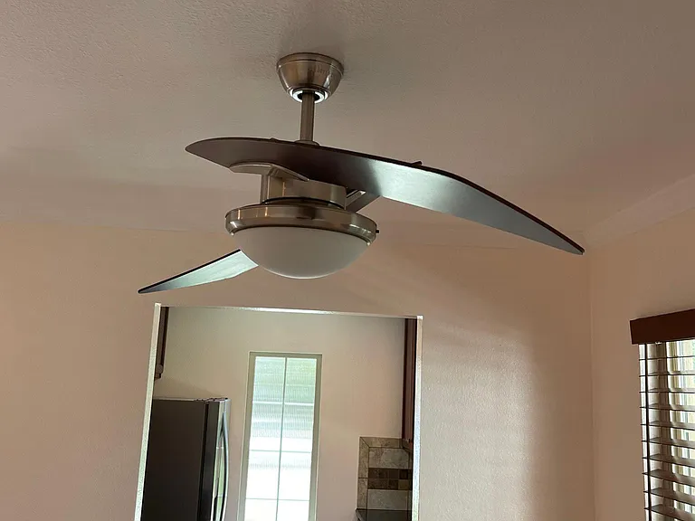 Dining room ceiling fan