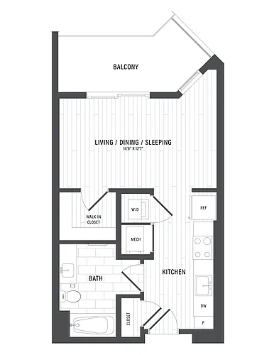 Floor plan Studio-A1