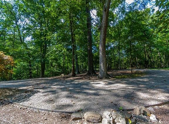 Circular drive in front of home