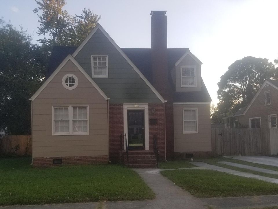 Front of the house with off street parking
