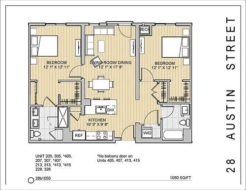 Floor plan 28B1050