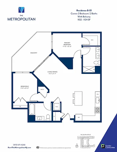 Floor plan $3.77/sq.ft. - B-01