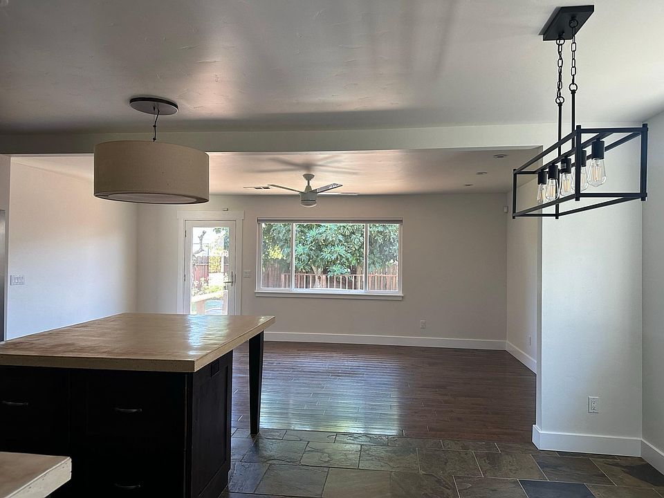 Kitchen and Dining area looking towards Family Room