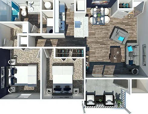 2 Bedroom 865 2 Bedroom 865