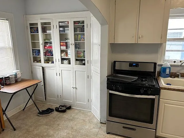 Kitchen with built-in storage