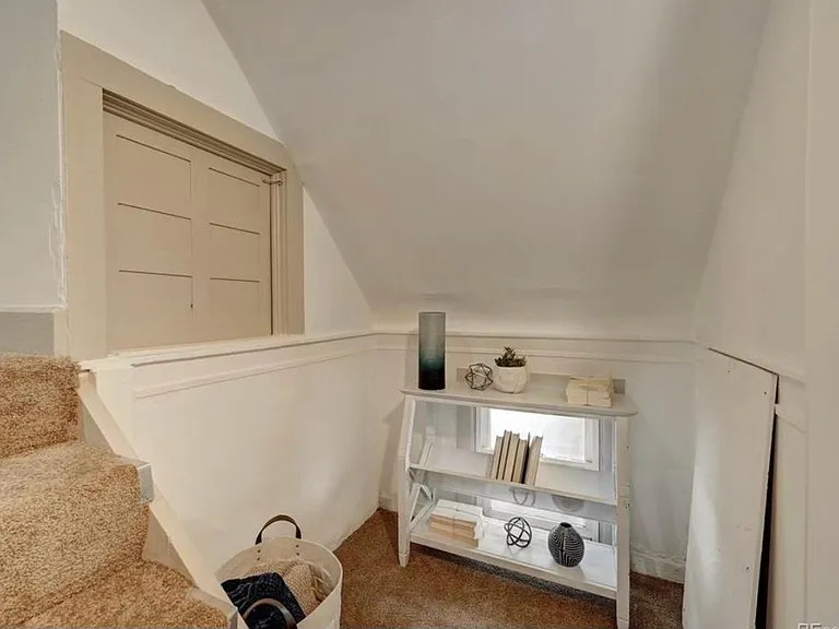 Stair landing / storage space