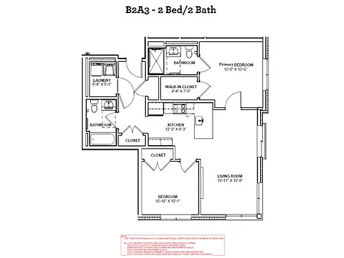 Floor plan B2A3