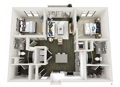 Floor plan B1