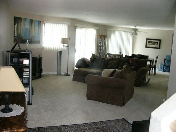 Huge living room with fireplace