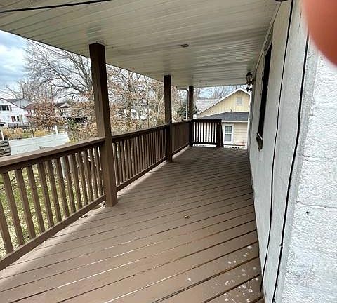 Front of deck