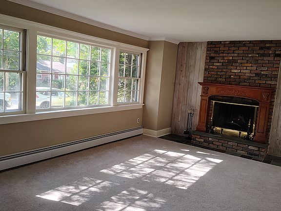 Living Room With Fireplace
