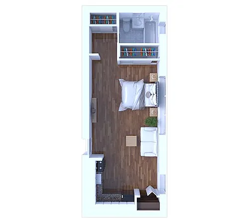 Floor plan Middle Unit