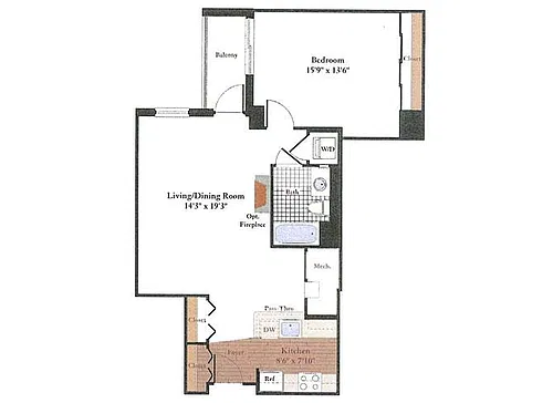 Floor plan Baird