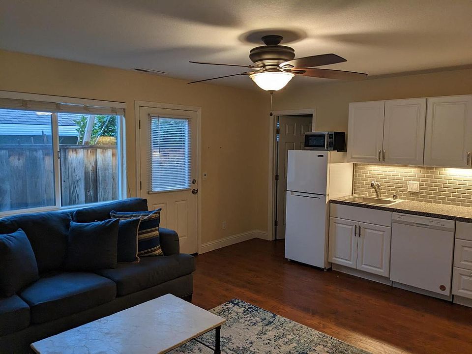 Living room and kitchen