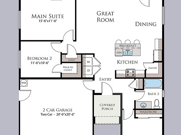 Open Floor Plan