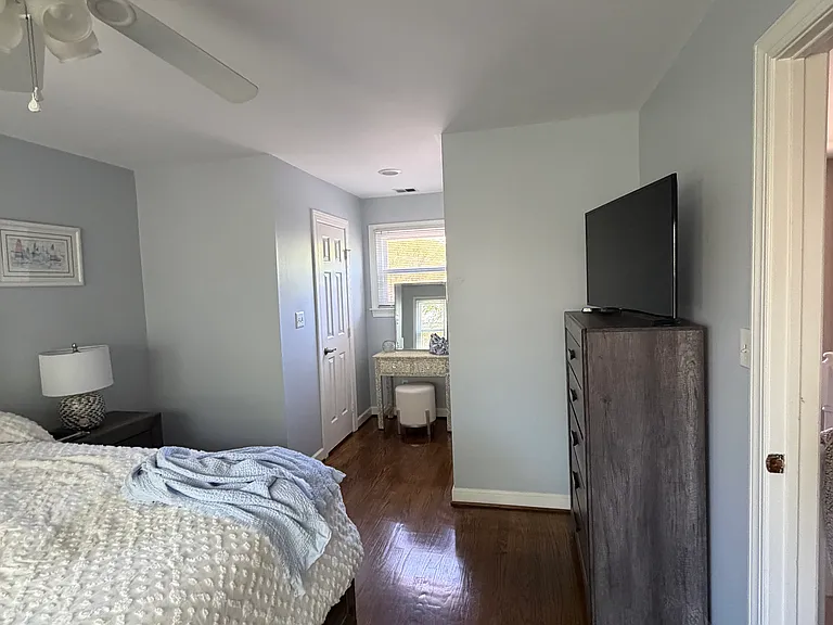 primary bedroom with attached bath