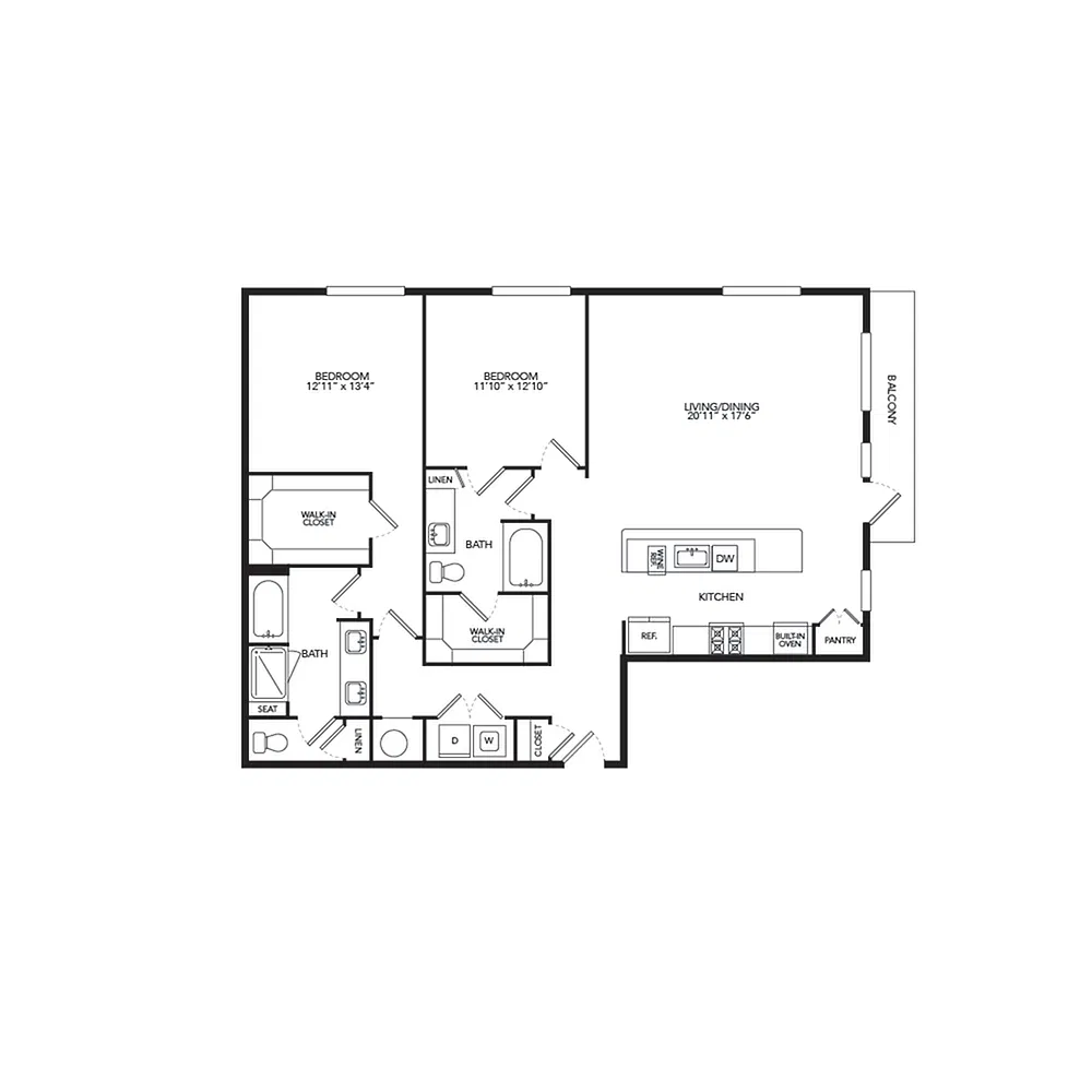 Floor plan B3