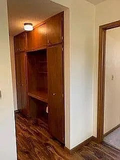 Hallway to bathroom and Storage