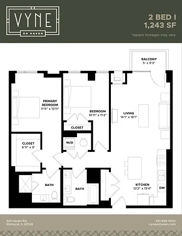 Final - Vyne On Haven - Floor Plans - 2 BED I - TYPE B Final - Vyne On Haven - Floor Plans - 2 BED I - TYPE B