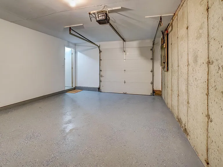 GARAGE UNDER--GARAGE DOOR OPENER--PAINTED AND FLOOR EPOXY