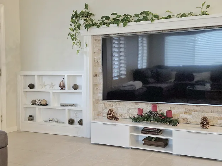 Custom built entertaining area