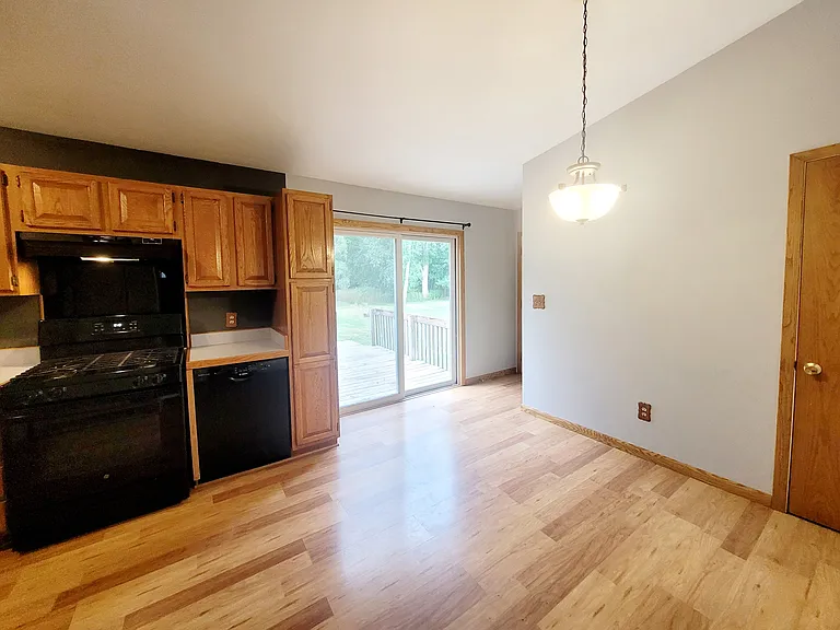 Dining area with pantry and patio/back yard access