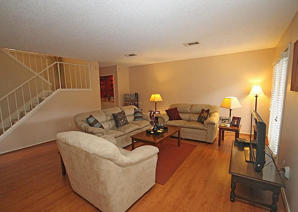 Step into the family room.