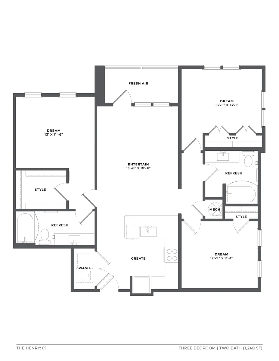 Floor plan C1
