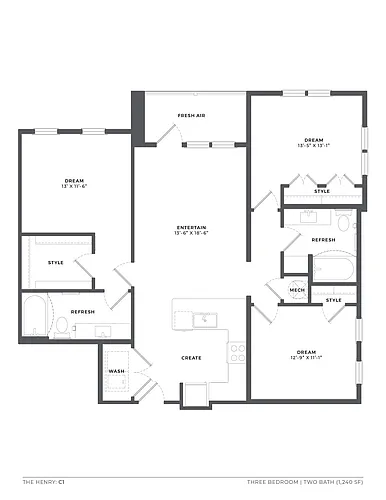 Floor plan C1