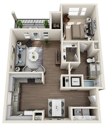 Floor plan The Barton